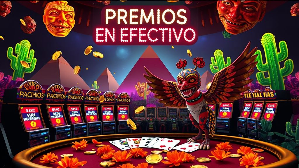 ¿Qué juegos de casino en línea ofrecen premios en efectivo sin inversión en México?